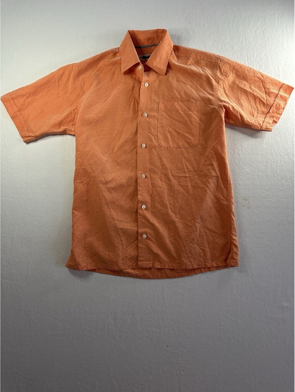 Island Republic Men's Small Mango Orange Short Sleeve